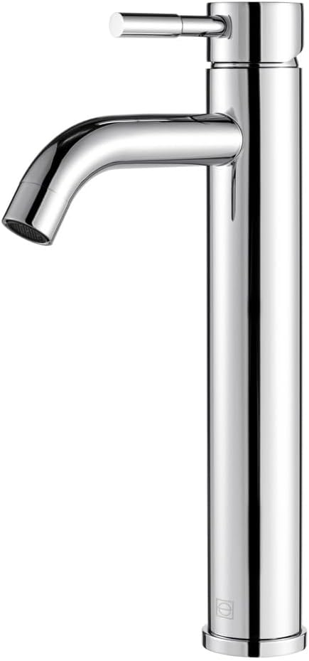 Elegant Lighting Victor Single Hole Single Handle Bathroom Faucet in Chrome