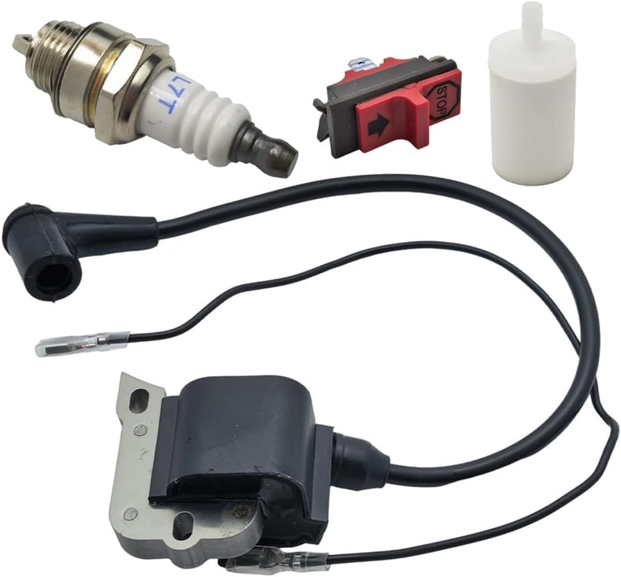 Ignition Coil Stop Switch Spark Plug Kit Fit for 50 51 55 254 257 266 268 272 Spare Parts 503620203 544018401