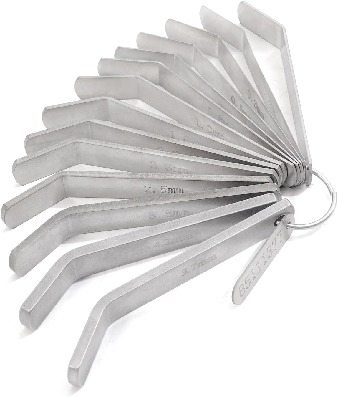 Feeler Gauge Jake Brake Tools Set 88880053 88880052 85111377 Compatible with Mack MP7 MP8 MP10 D12 D13 D16 Engines Intake and Exhaust Valve Adjustment Kit (14 Pcs)