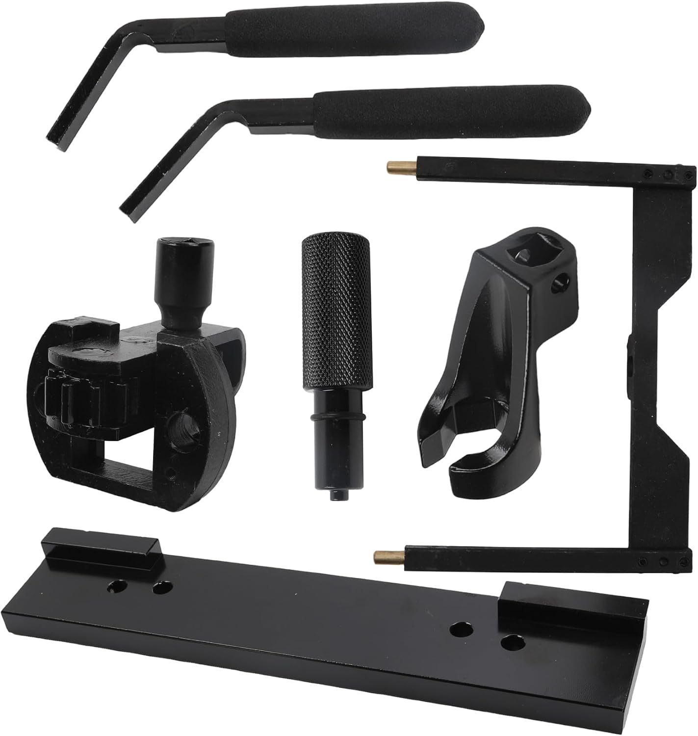 Dasbecan Engine Camshaft Timing Tool Kit Compatible with Detroit Diesel DD13 DD15 DD16 Engine TDC Locating Pin Brake Adjustment Tool Barring Tool Fuel Line Socket Replaces# W47058090900 W470589046300
