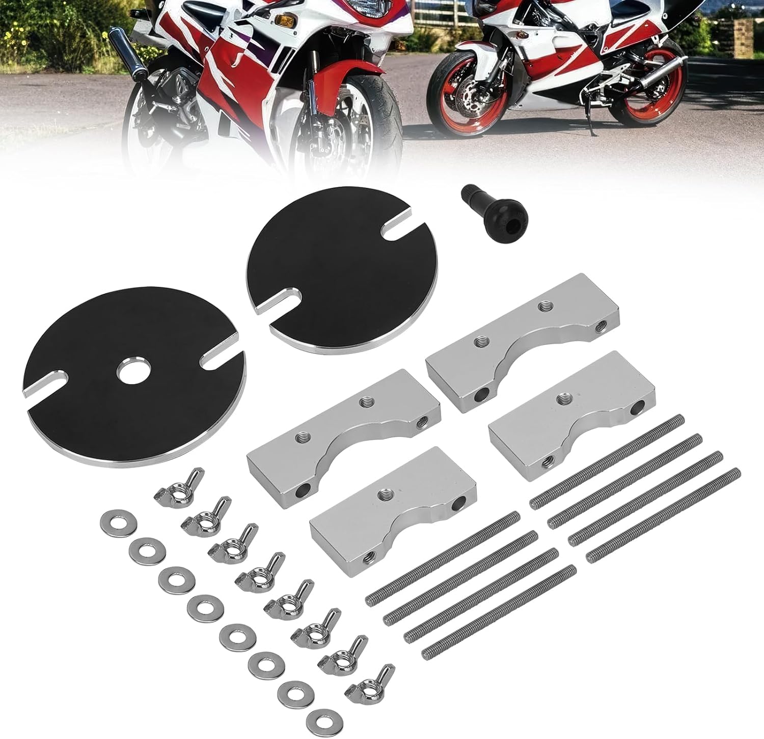 Jerbor 2-Stroke Motorcycle Exhaust Dent Pipe Repair Kit Dent Removal Tool for TE 125 250 300 TC for Yamaha TZR250 YZ250 for Honda CR250 Cr250R for 50CC and up