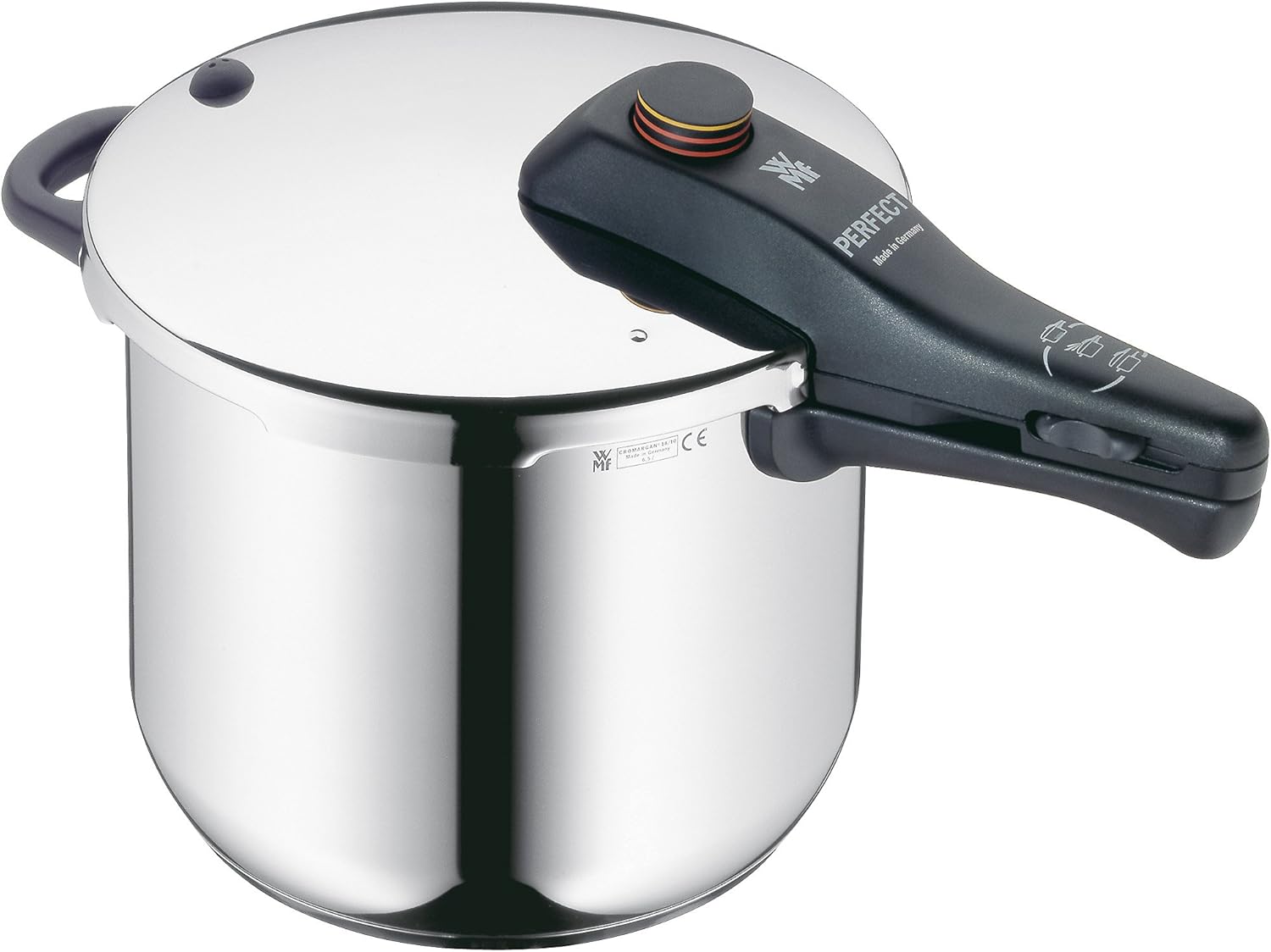 WMF 792639200 Cromargan Perfect Pressure Cooker with Insert, Silver, 22 cm, 6.5 Litre