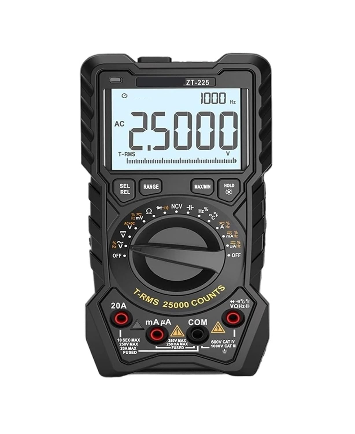 25000 Count 225 Range multimeter Electrician Anti-Burn Maintenance
