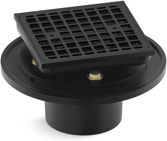 KOHLER K-22673-BN Square Design Tile-In Shower Drain