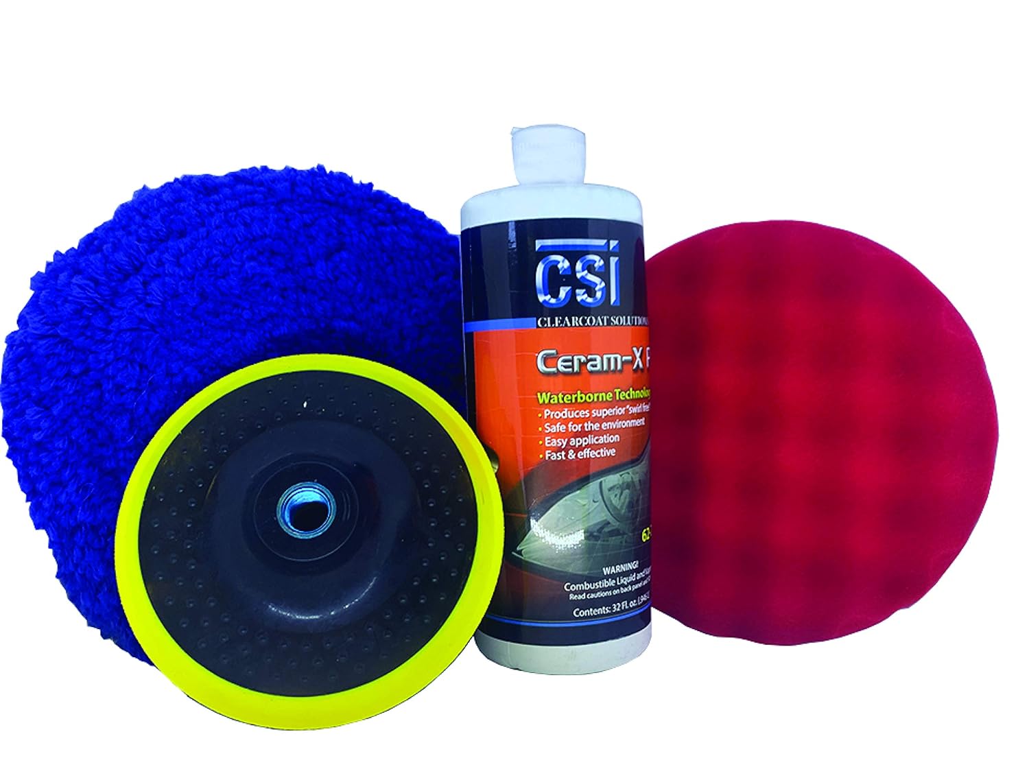 Low Lint Blue Wool Buffing Kit