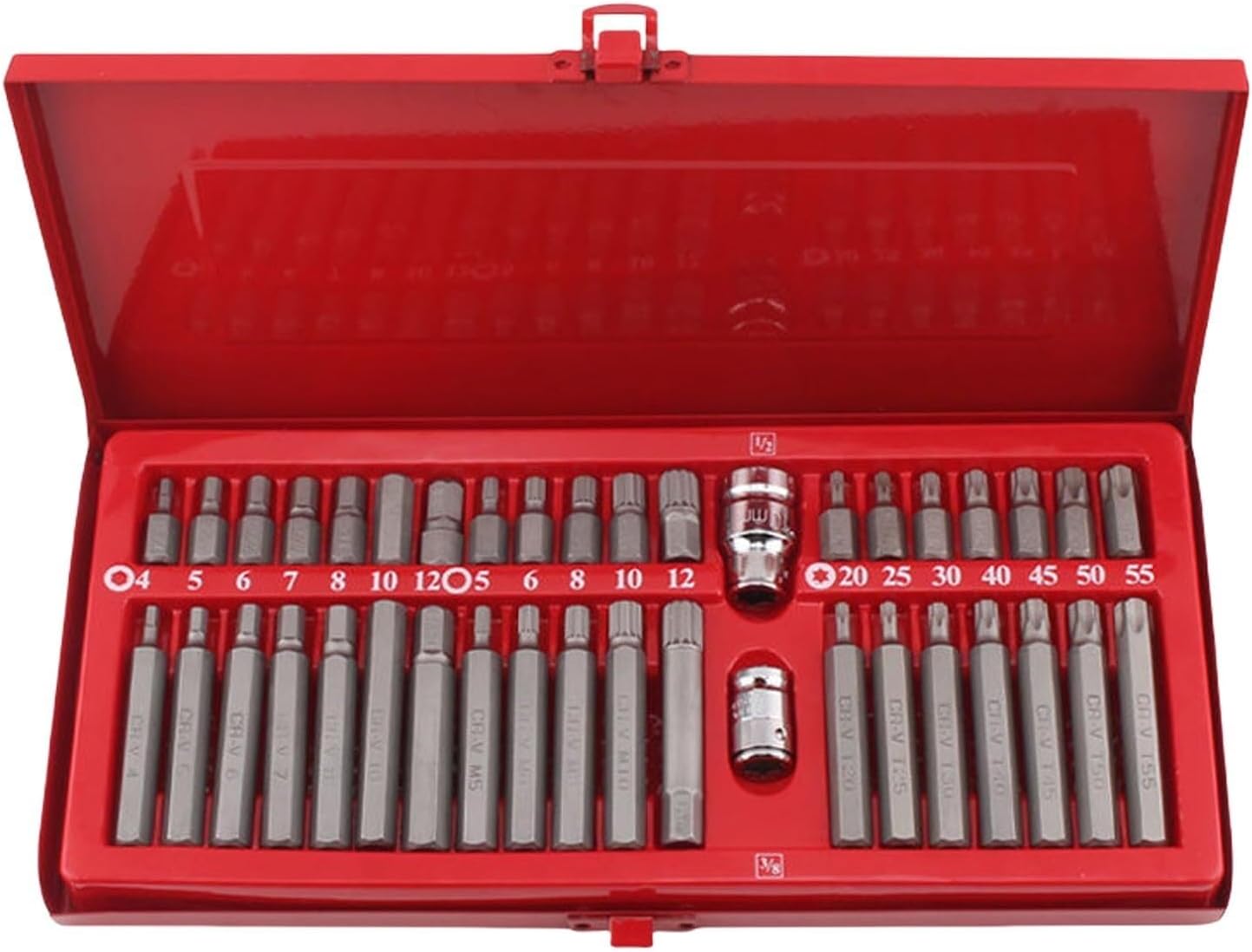 40Pc Accuracy Hexagonal Key Wrench Set Sturdy Carbon Steel Construction Multiple Size Socket For Machinery Equipment Repair(A)