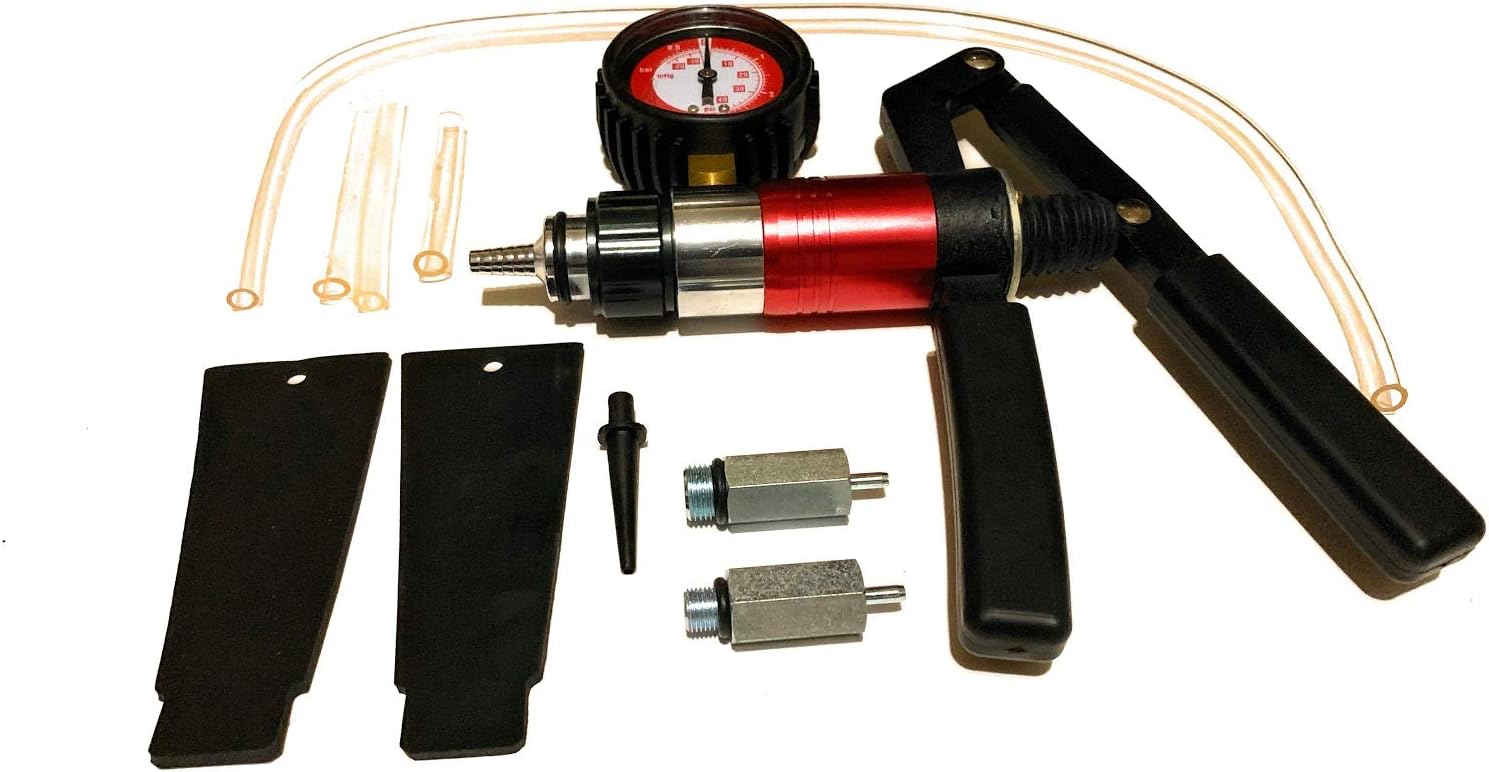 Pressure and Vacuum Leak Down Tester for 2 Stroke Engines, Chain Saws, Trimmers, Blowers and Water Pumps Two Day Standard Shipping to All 50 States
