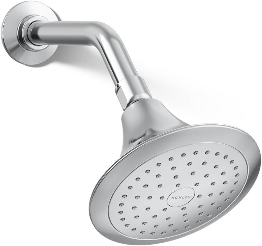 Kohler 10282-AK-CP Forté® Single-function showerhead, 2.5 gpm, Polished Chrome