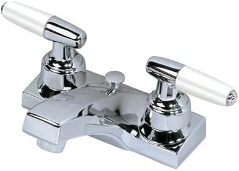 HomePointe 204659 2-Handle Lavatory Faucet With Pop-Up, Chrome - Quantity 1
