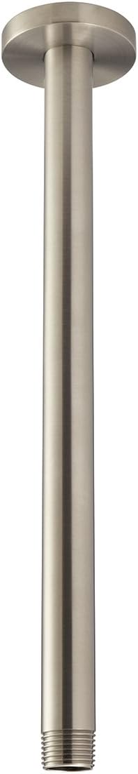 Speakman S-2580 6-Inch Polished Chrome Round Ceiling-Mounted Rain Shower Arm & Flange