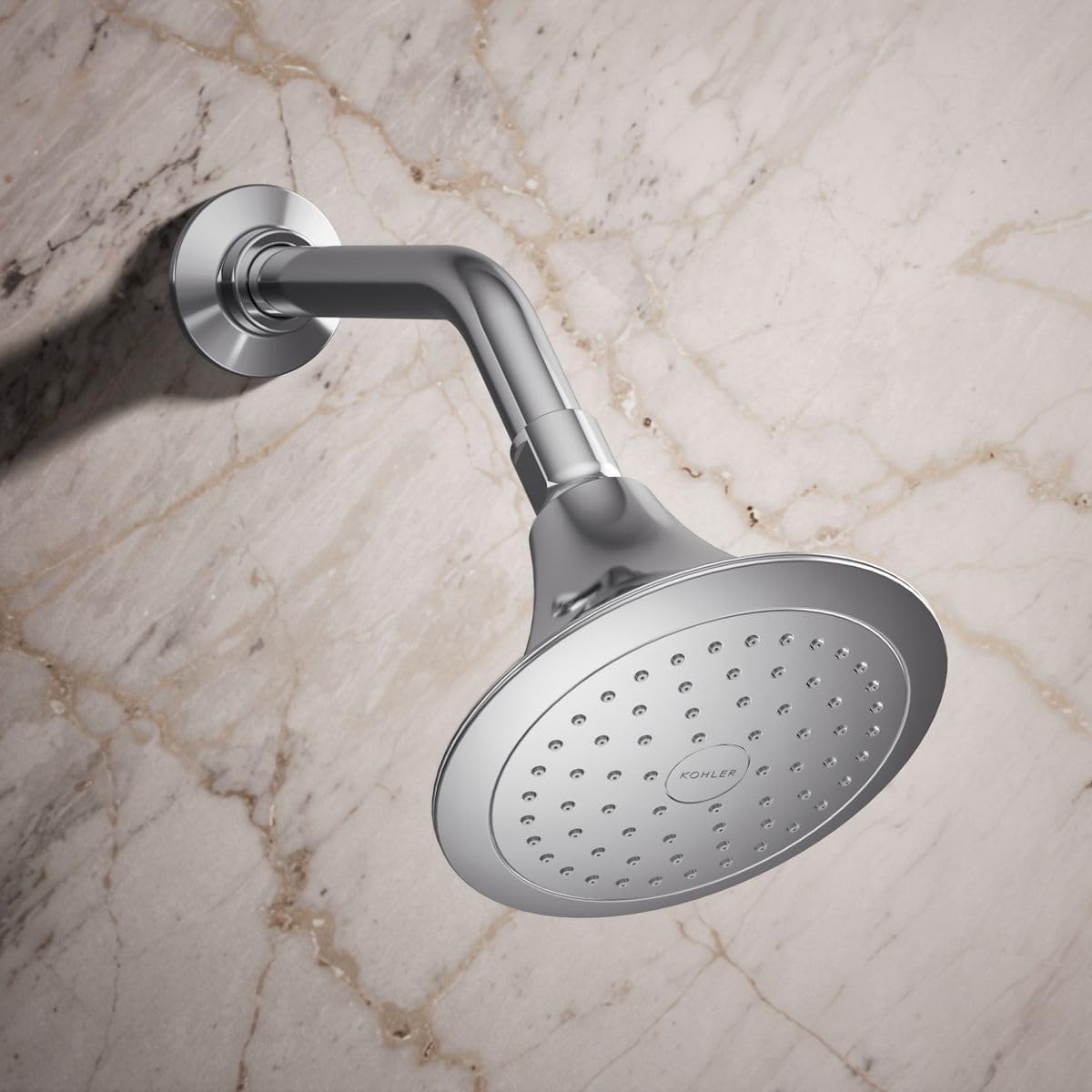 Kohler 10282-AK-CP Forté® Single-function showerhead, 2.5 gpm, Polished Chrome