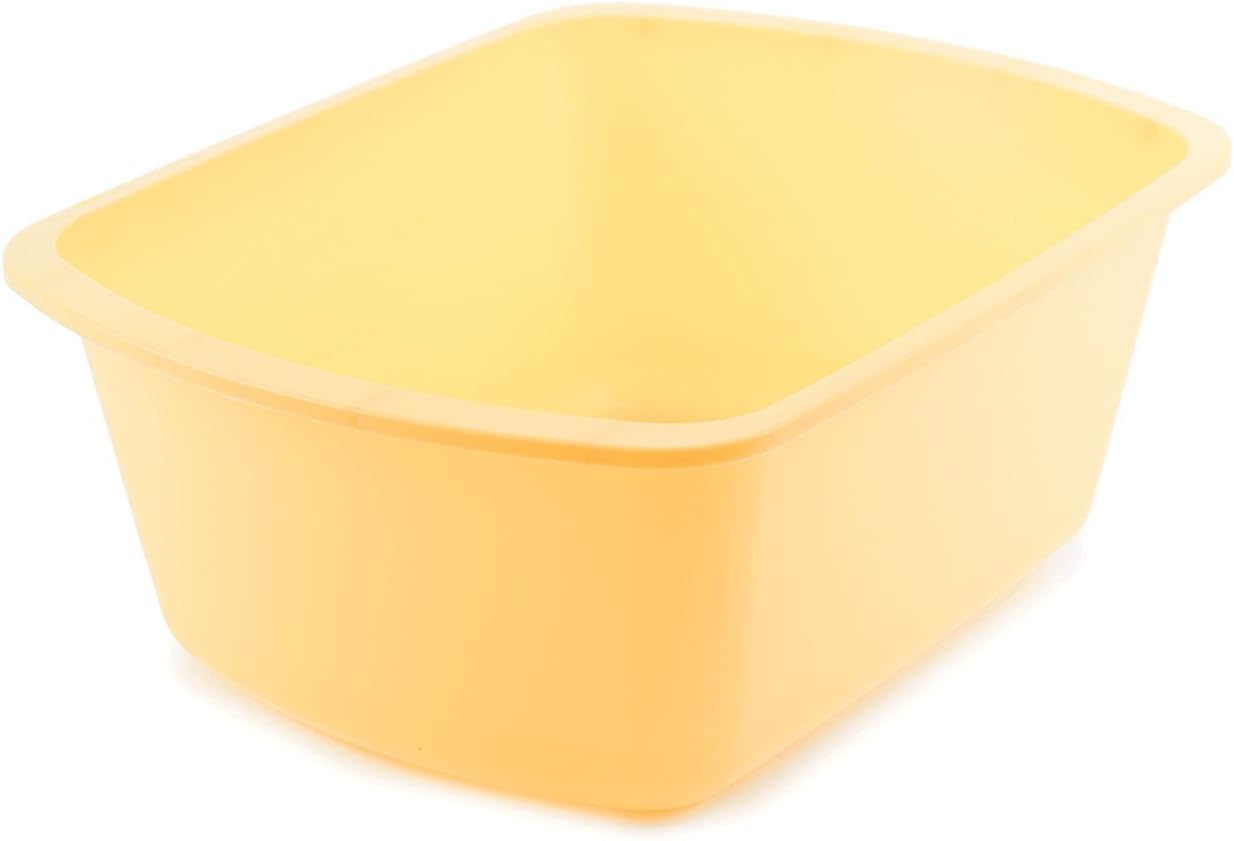 Wash Basin, Rectangular, 7 Qt/ 6.6L, Gold 50 pk