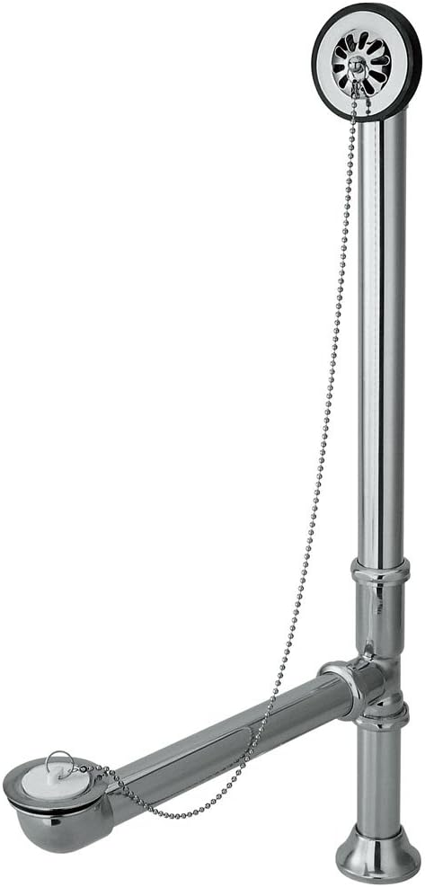 Elements of Design St. Louis DS2091 Clawfoot Tub Waste and Overflow Drain, Polished Chrome