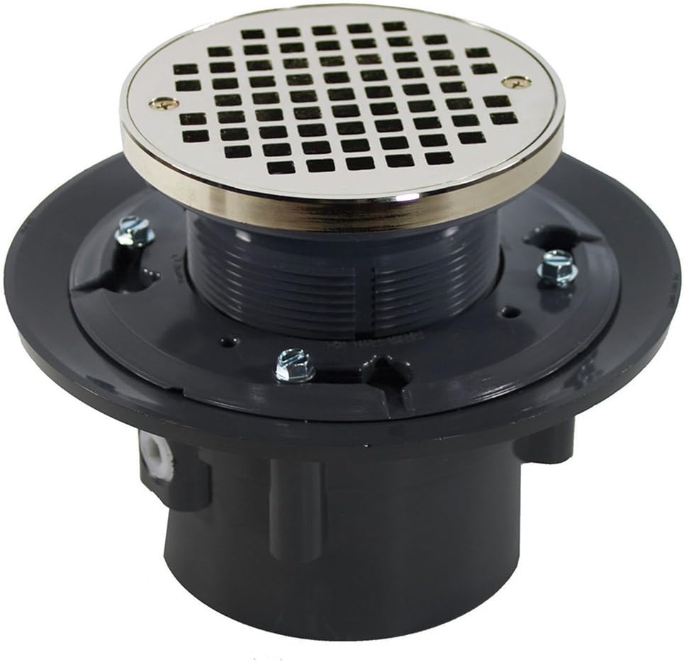 Jones Stephens Corp - 4 Pf Pvc Drain W/6 Nb Str & Ring