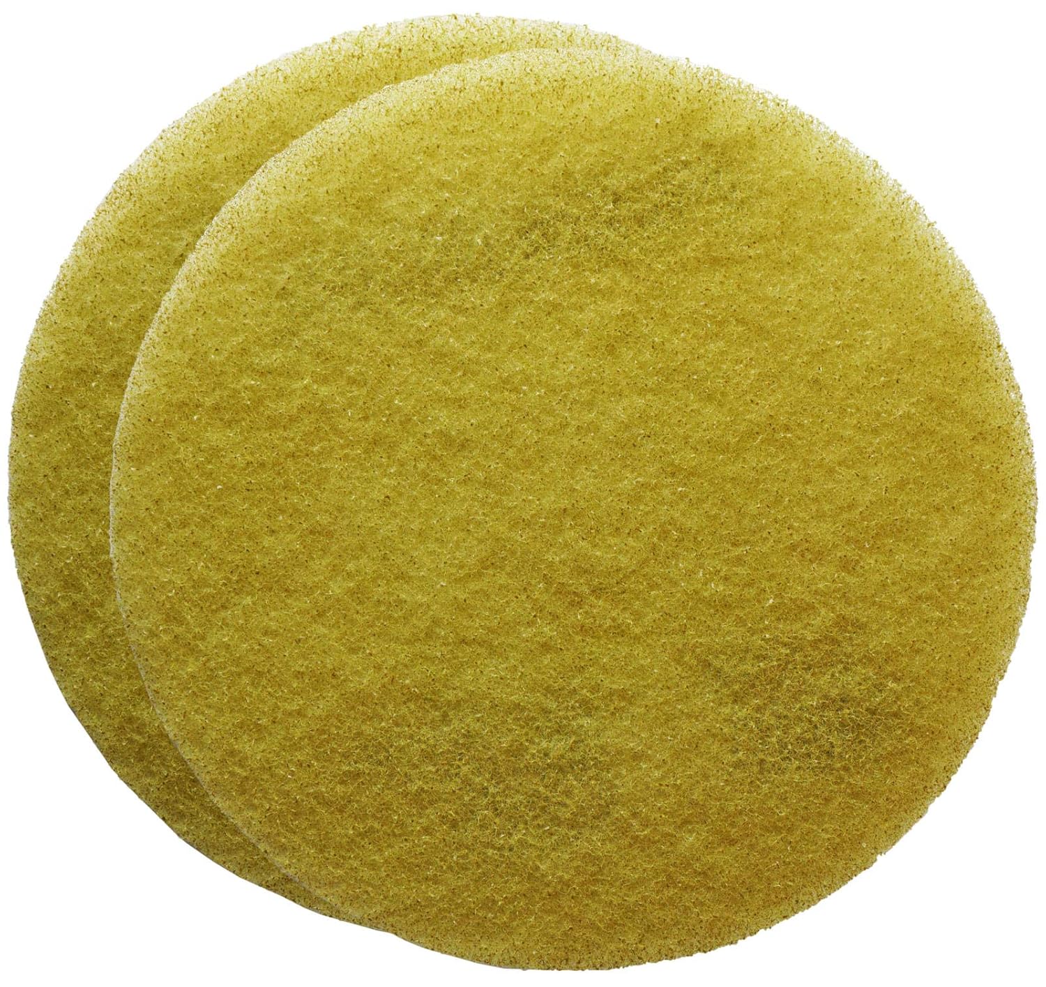 FLEXIS KGS Floor Cleaning & polishing Pads 20 inch, grit 1500 - Yellow (2 Pack)