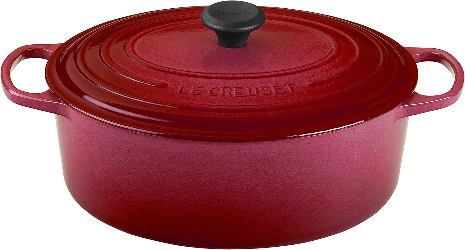 Le Creuset Enameled Cast Iron Signature Oval Dutch Oven, 9.5 qt., Marseille