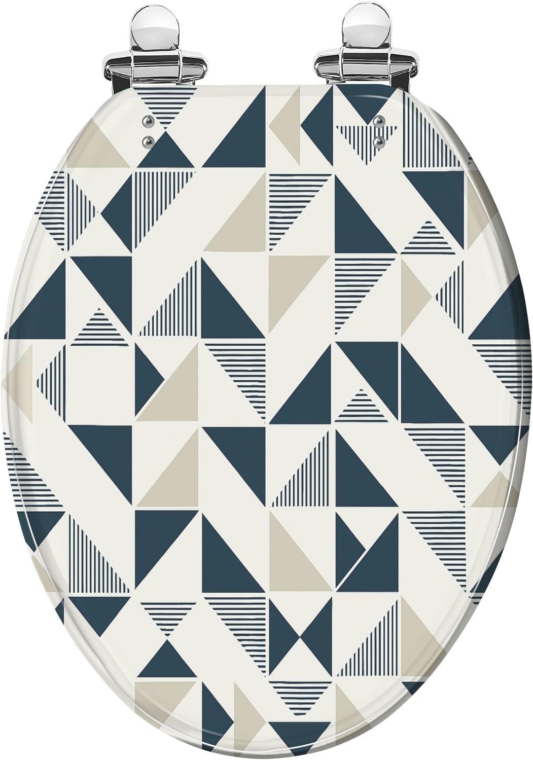 Elongated Toilet Seat Cute Rabbit Decorative Gray Grass Leaves Rabbit Flowers Botanical Hand Resin Toilet Seat Quietly Close Quick Release Hinges with Cover Bumpers Decorative Easy to Install Clean