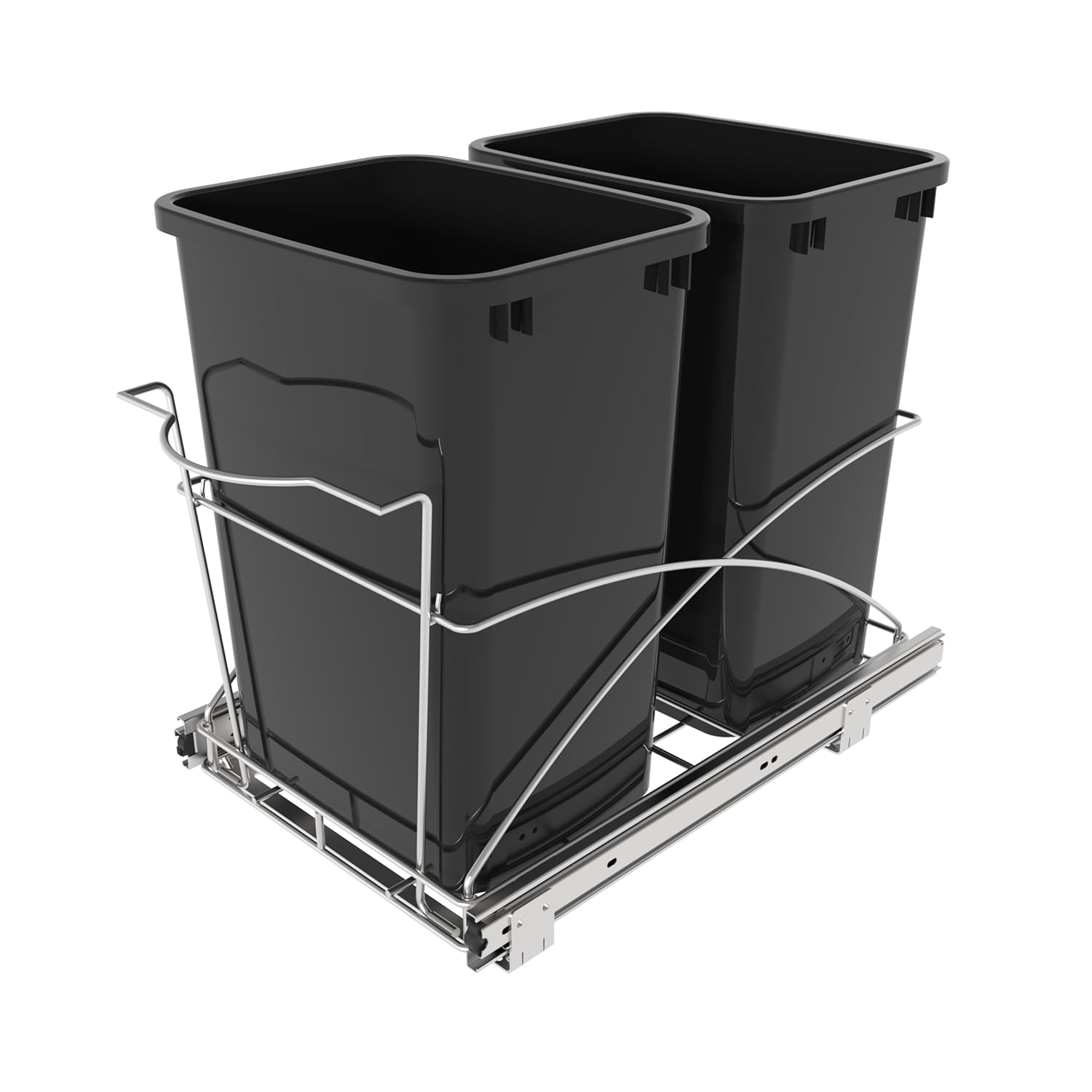 Pull Out Trash Can Under Cabinet 35QT Capacity 14
