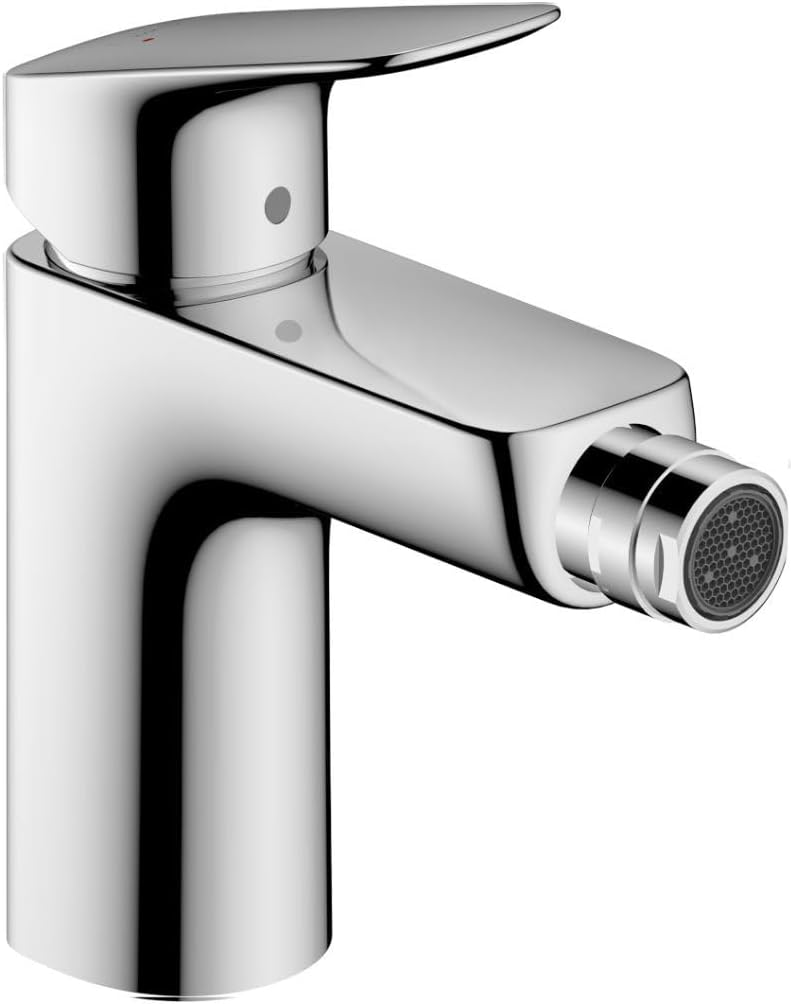 hansgrohe Logis Modern Single-Hole Bidet Faucet, 1.5 GPM in Brushed Nickel, 71200821