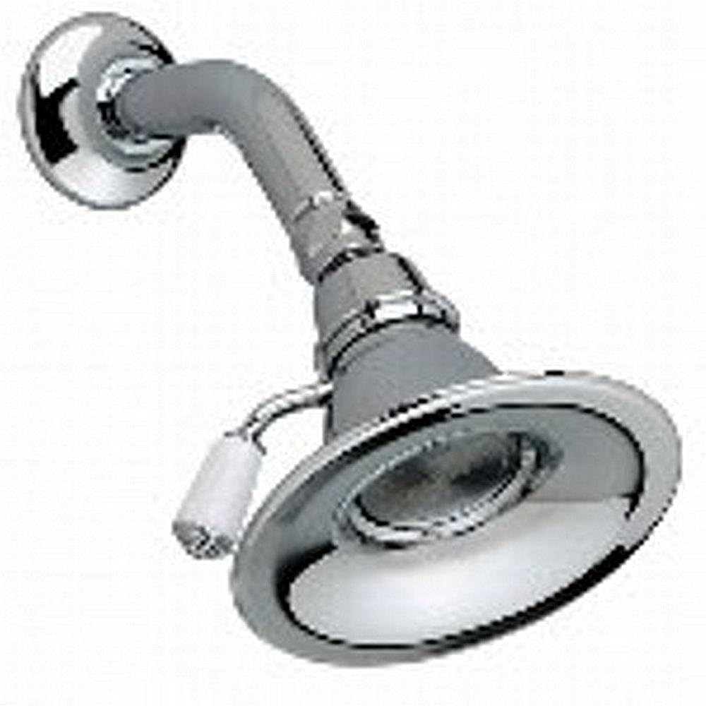 American Standard 8888078.002 Standard Collection Adjustable Showerhead with Arm and Flange, Polished Chrome