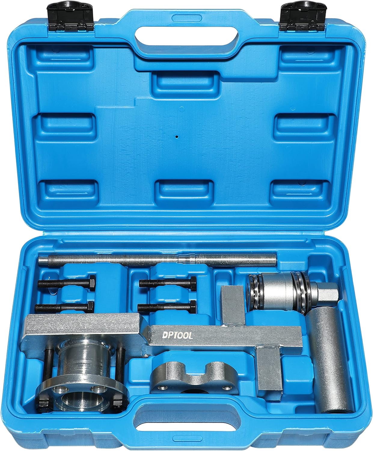 Crankshaft Pulley Removal Install Tool Crankshaft Damper Remover Puller Compatible with Jaguar Land Rover 3.0 V6, 5.0 V8 303-1437 303-1438 303-1439 303-1440 303-1441