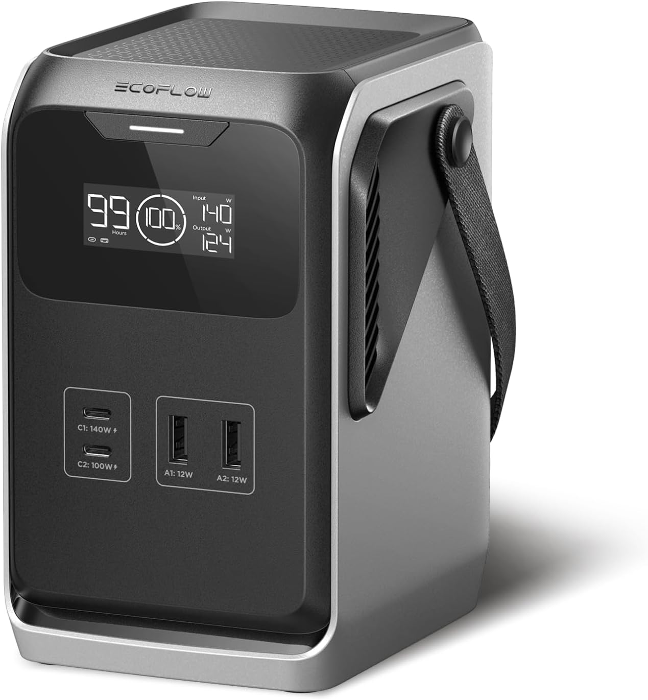 EF ECOFLOW TRAIL 300 DC Portable Power Station, 288Wh LiFePO4 Power Bank, 300W DC Output, Compact Solar Generator for Camping, Travel, and Emergency Power