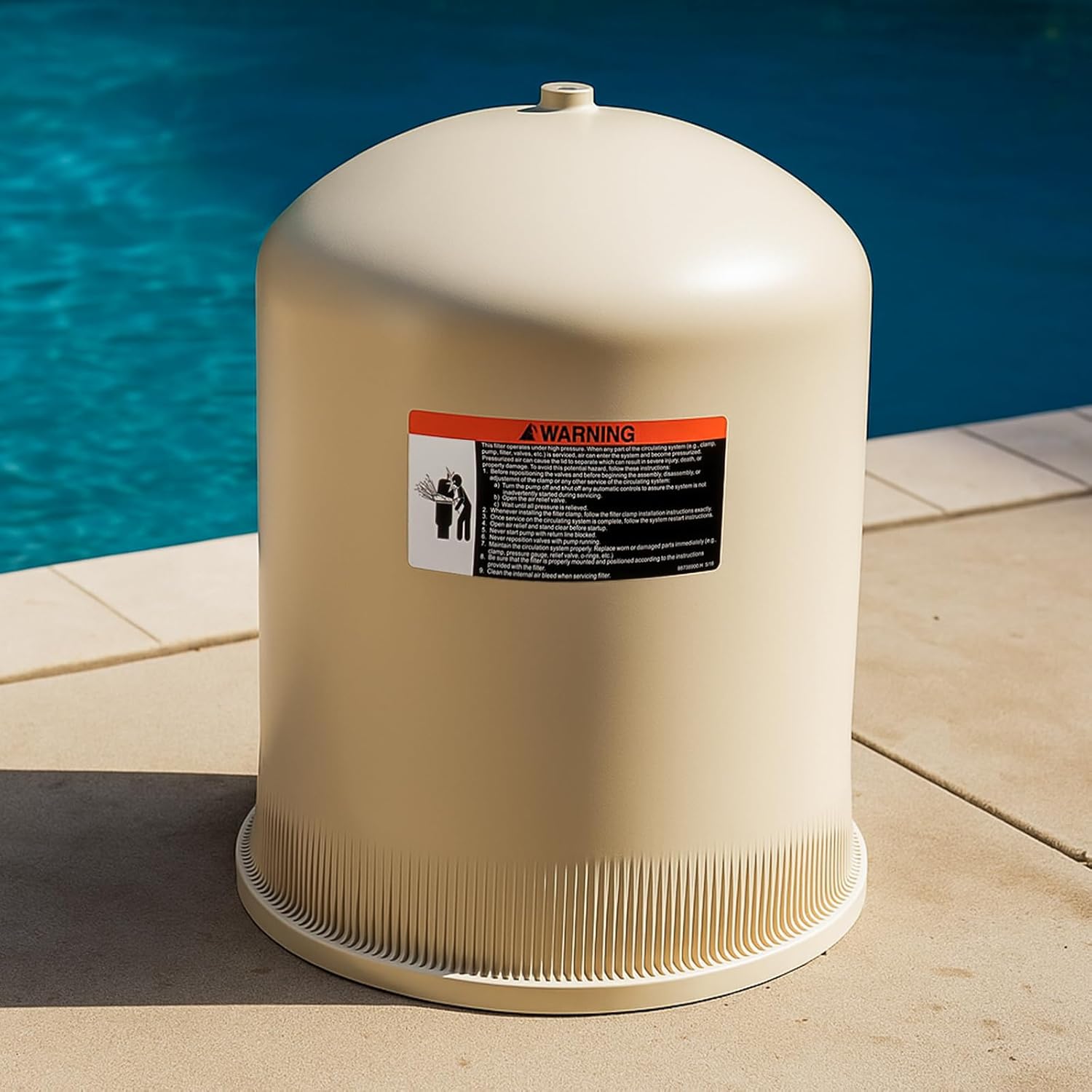 170022 Tank Lid Fit for Pentair FNS Plus FNSP60 Model with 1 Year Warranty - Replace Pool Filter Cover Compatible with Pentair FNS Plus 180009 60 Sq. Ft. Pool and Spa D.E. Cartridge Filter Lid