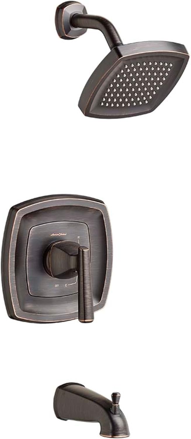 American Standard T018502.278 Edgemere Bath/Shower Trim Kit - 2.5 gpm, Legacy Bronze