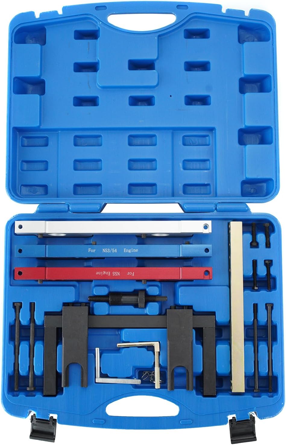 MOCA Engine Vanos Cam Camshaft Timing Locking Master Tool, Crankshaft Flywheel Alignment Tool Kit Compatible with BMW Engine N51 N52 N53 N54 N55 2.0L 2.5L 3.0L