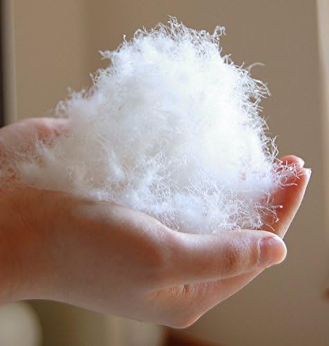 Dream Solutions USA Goose Down Feather Stuffing & Fill, Pillow Filling, Repair, Restuff, Fluff for Couch Cushions, Comforters, Jackets (White 10/90 Blend, 5 Lbs)