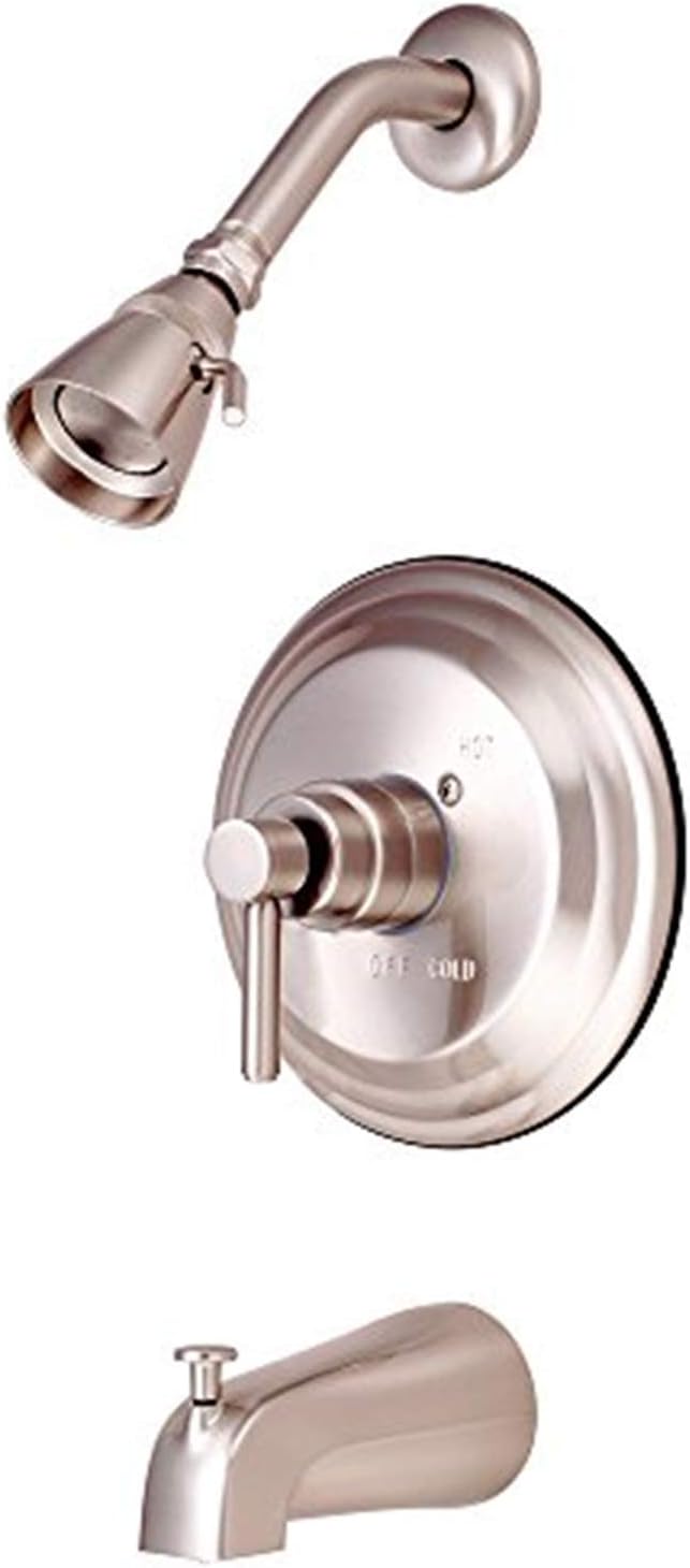 Kingston Brass KB2631DL Concord Tub and Shower Faucet, Polished Chrome