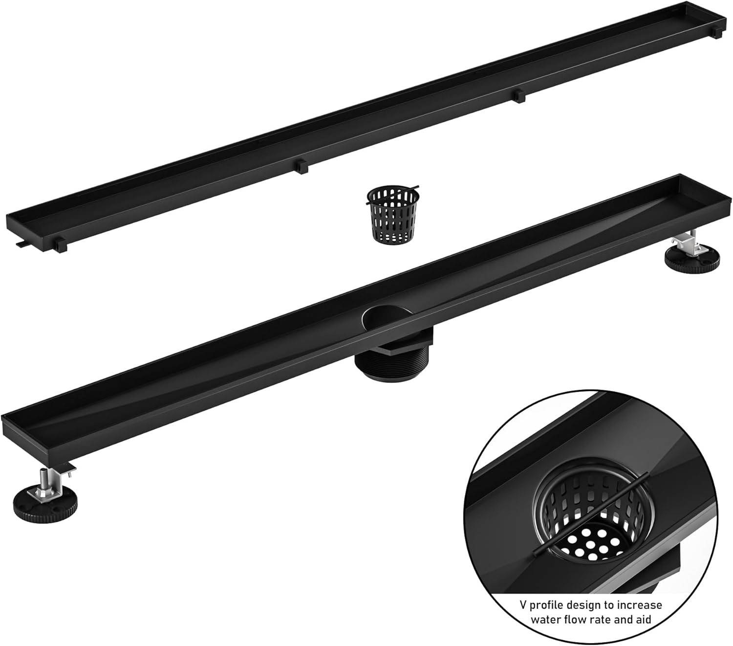 Linear Shower Drain 24