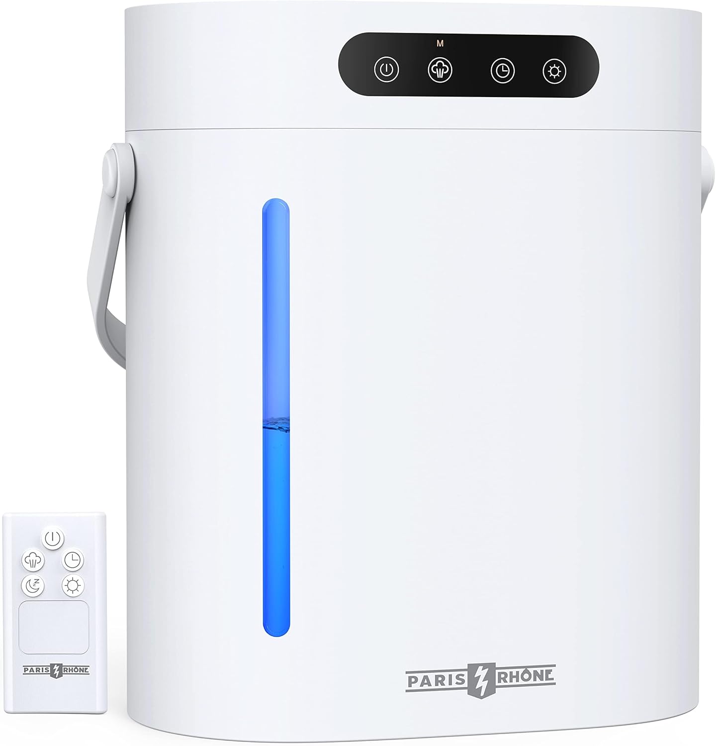 Humidifier for Bedroom Large Room, PARIS RHÔNE 6L Cool Mist Top Fill Humidifier & Essential Oil Diffuser, 60Hours, Sleep Mode, Remote Control, Night Light,3-Mist, Ultrasonic Quiet Humidifier for Home