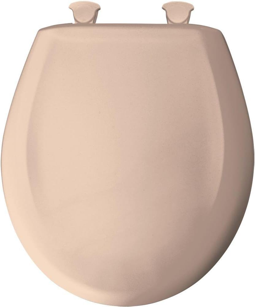 Bemis 200SLOWT 643 Lift-Off Plastic Round Slow-Close Toilet Seat, Desert Bloom