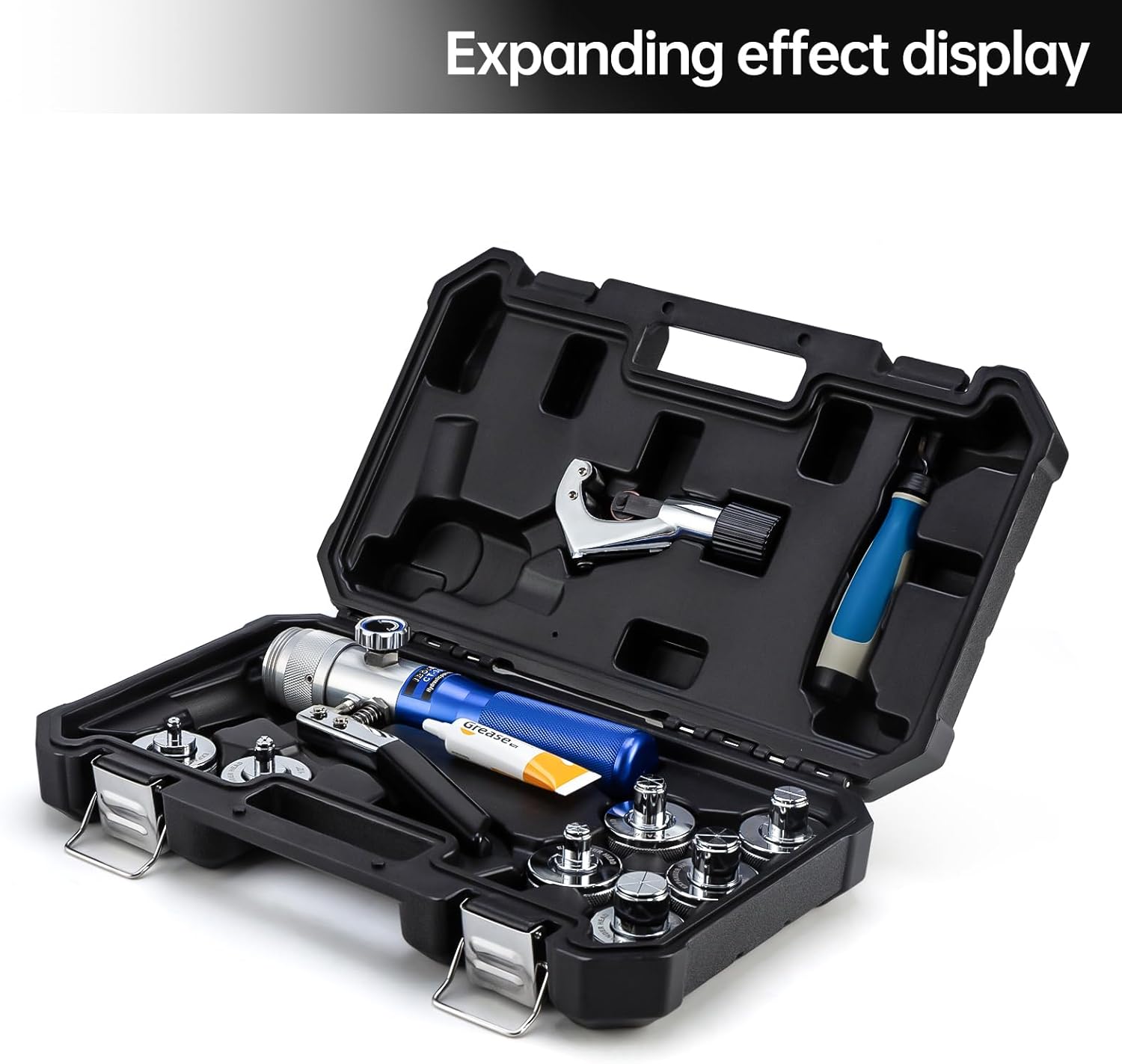IBOSAD HVAC Hydraulic SWAGING tool kit for copper tubing Expanding 3/8 inch to 1-1/8 inch