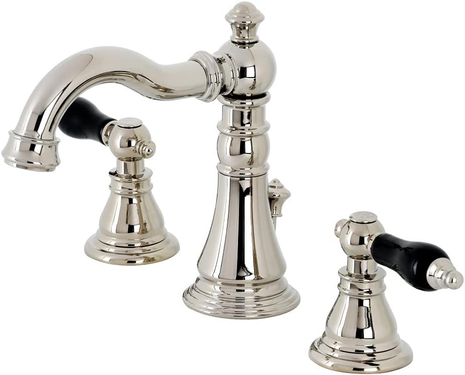 Fauceture FSC1979AKL Duchess Widespread Bathroom Faucet with Brass Pop-Up, Polished Nickel