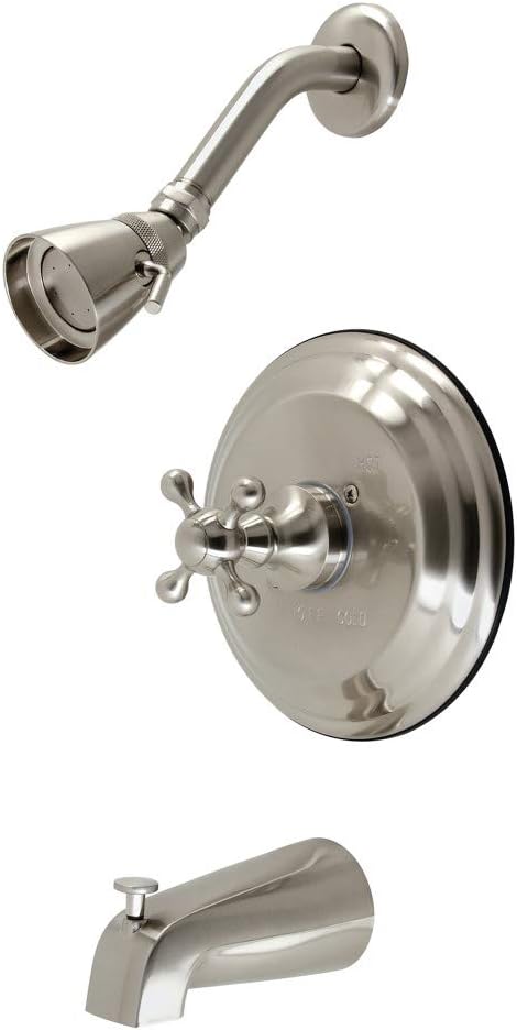 Kingston Brass KB2632KX Tub and Shower Faucet, 7.5 x 7.5 x 7.13, Polished Brass
