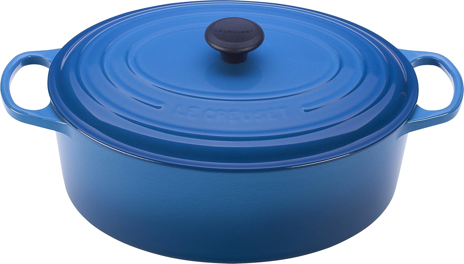 Le Creuset Enameled Cast Iron Signature Oval Dutch Oven, 9.5 qt., Marseille