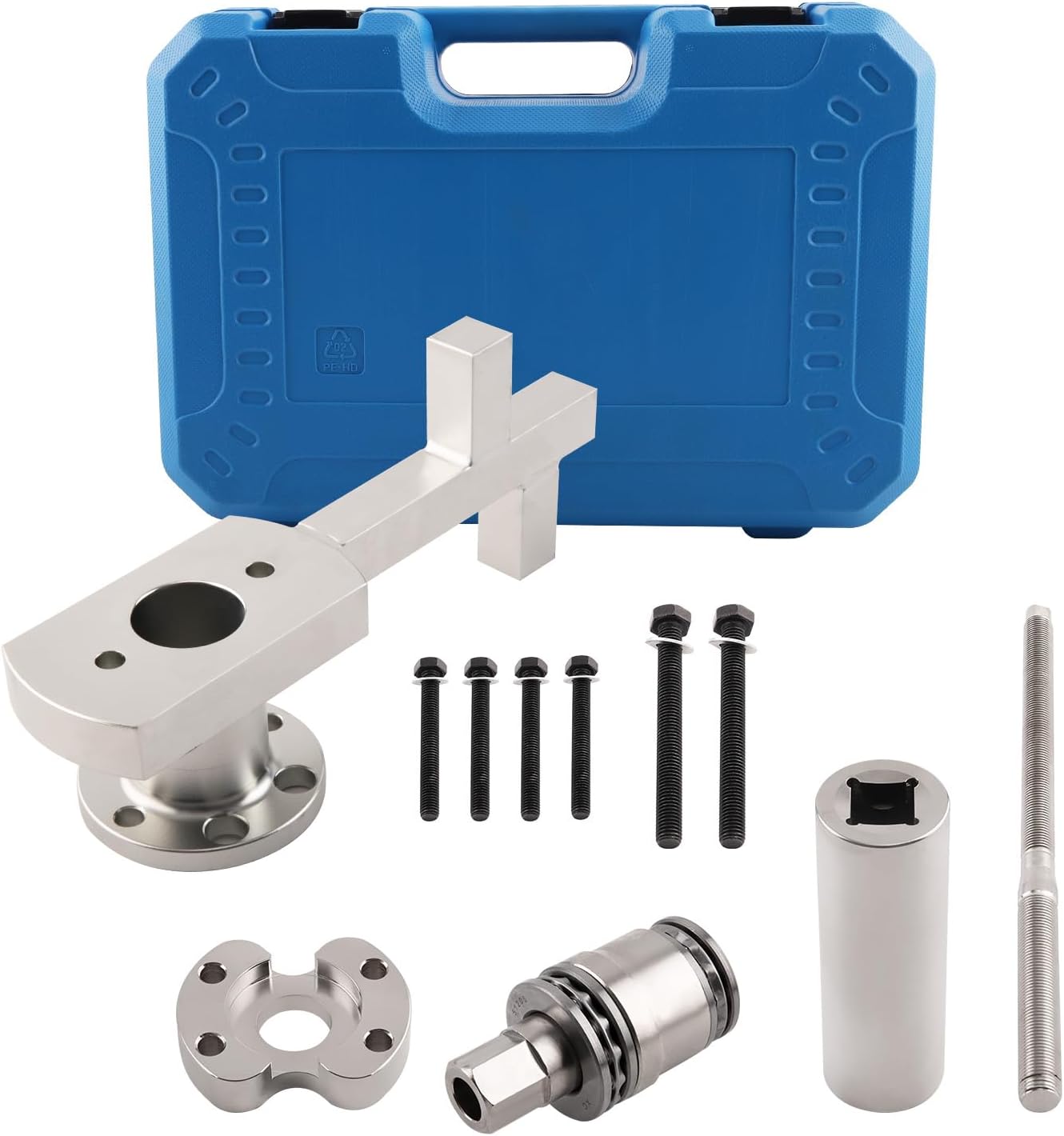 maXpeedingrods Crankshaft Pulley Removal Install Tool, Crank Damper Pulley Puller Remover for Jaguar Land Rover 3.0 V6 / 5.0 V8, 303-1437 303-1438 303-1439 303-1440 303-1441