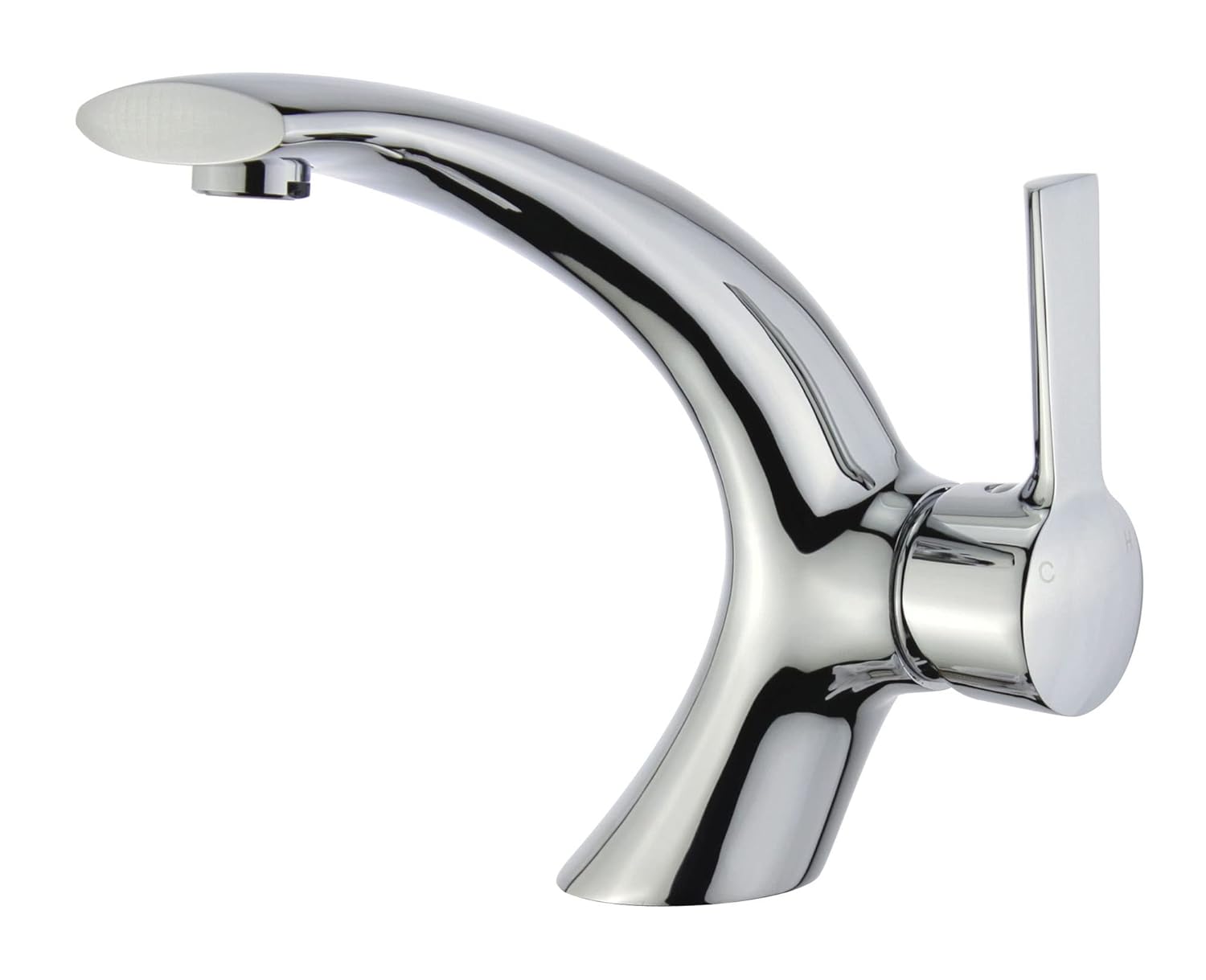 UPC Faucet with Drain Brass/Polished Chrome