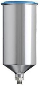 Iwata 6038D 1 Liter Aluminum Cup With Male Thread For Super Nova Gun