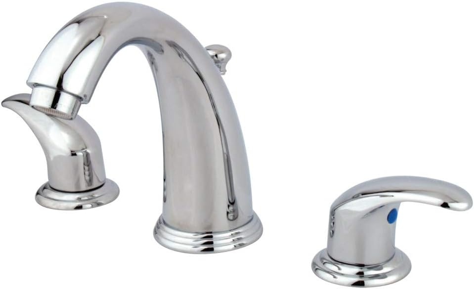 Kingston Brass KB981LL Magellan Widespread Bathroom Faucet, 6 x 5.25 x 2.5, Polished Chrome