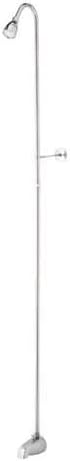 Homewerks 3070-260-CH-B Utility Shower Kit with Tub Spout Adapter, Chrome