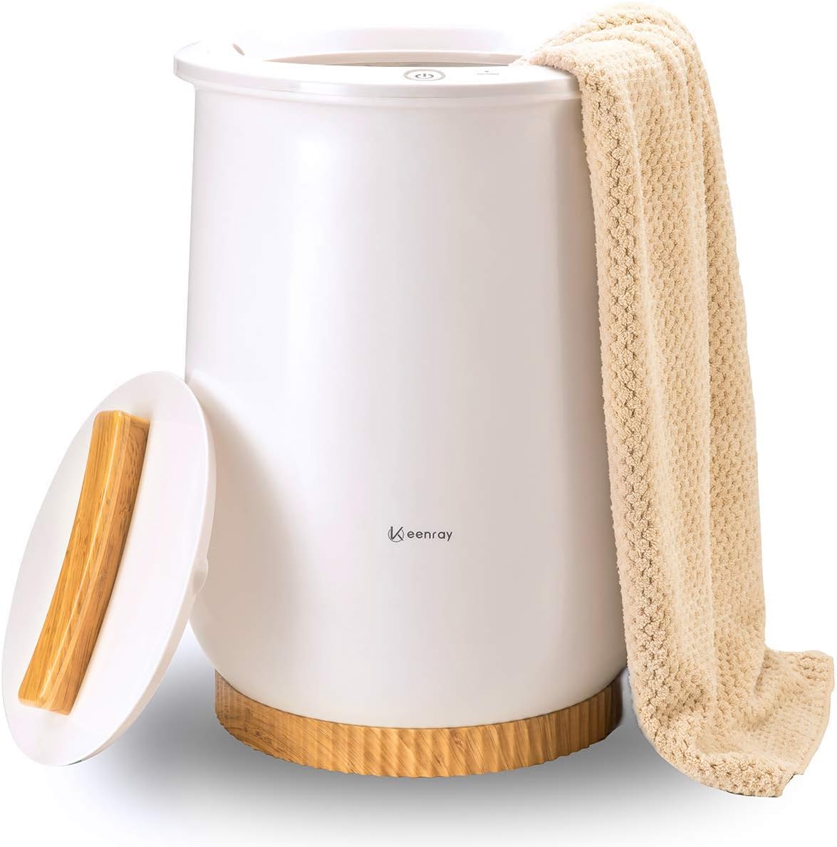 Keenray Towel Warmer, Luxury Towel Warmer Bucket, Large Towel Warmer for Bathroom, Auto Shut Off, Fits Up to Two 40