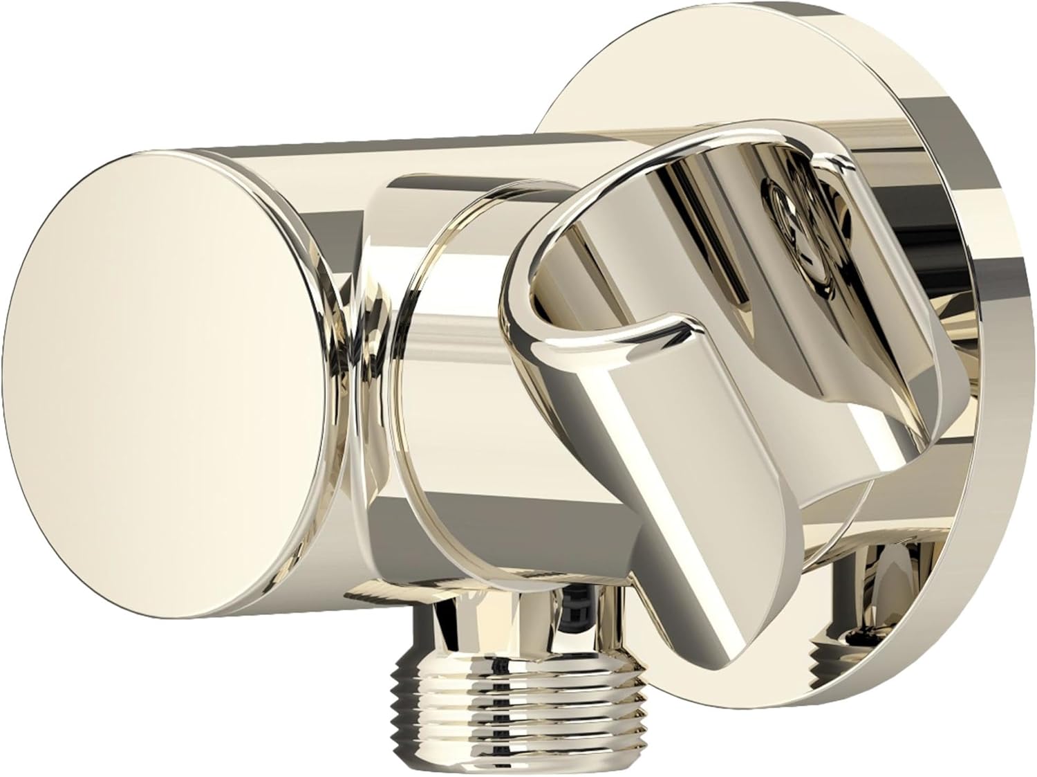 Riobel 4950 Wall Mounted Hand Shower Holder with Water Supply Connection - Polished Nickel