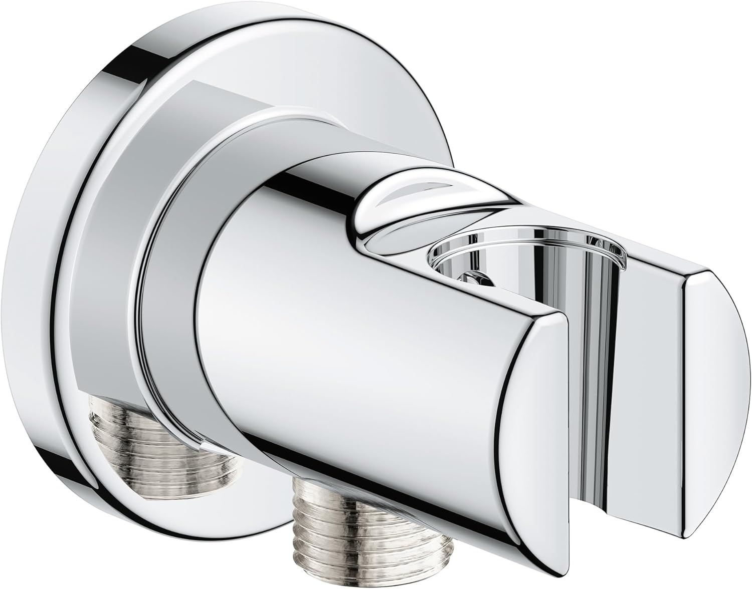 GROHE 28629001 Tempesta Wall Union With Hand Shower Holder, StarLight Chrome