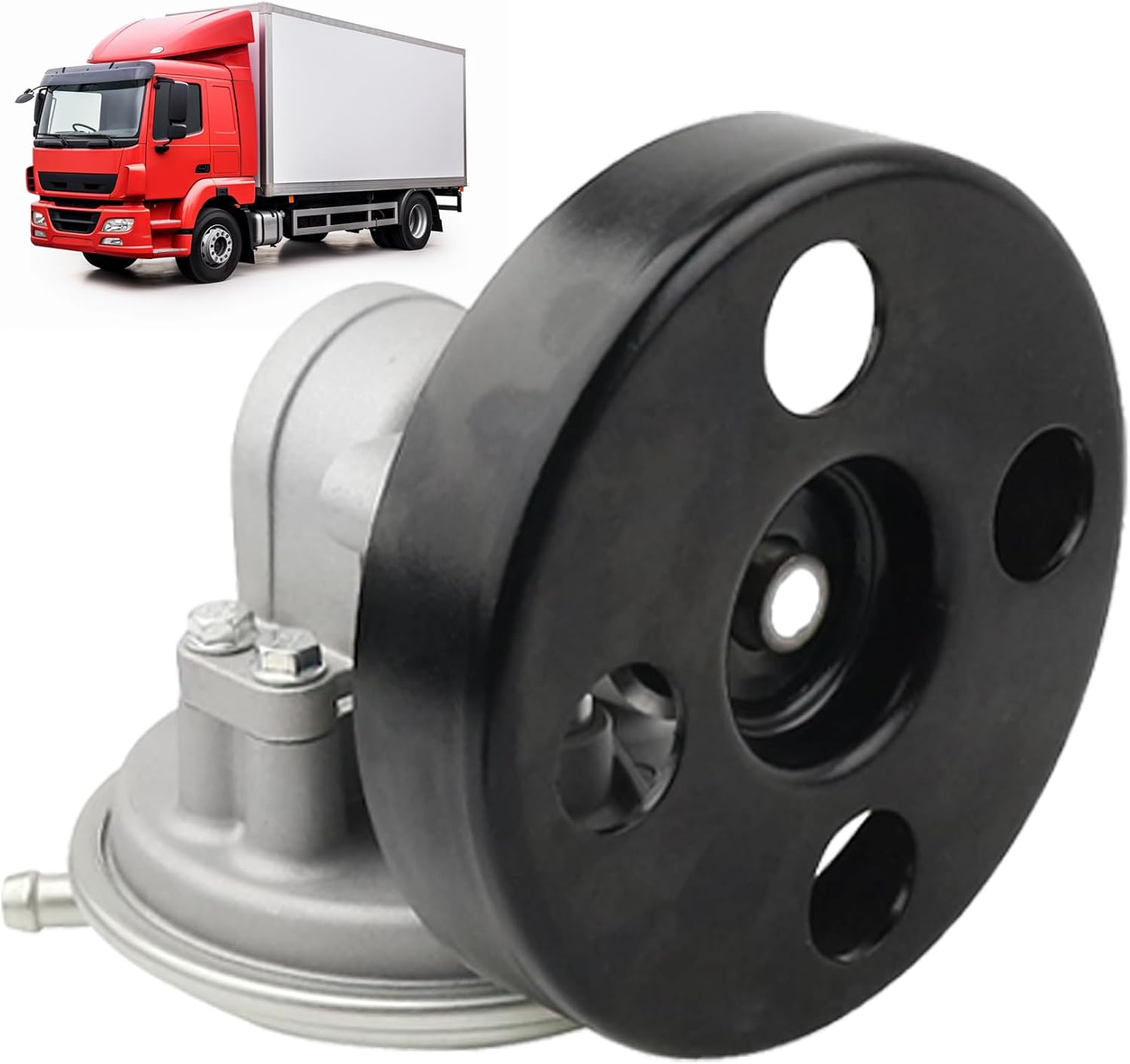 904-862 Vacuum Pump with Pulley, Compatible with Isuzu NPR-HD NPR L96 LQ4 LY6 L31 L05 3.0L 3.9L 4.8L 5.2L 5.7L from 1995 to 2020, Vacuum Pump Improving Engine Efficiency, Replace 8972410351 97241035