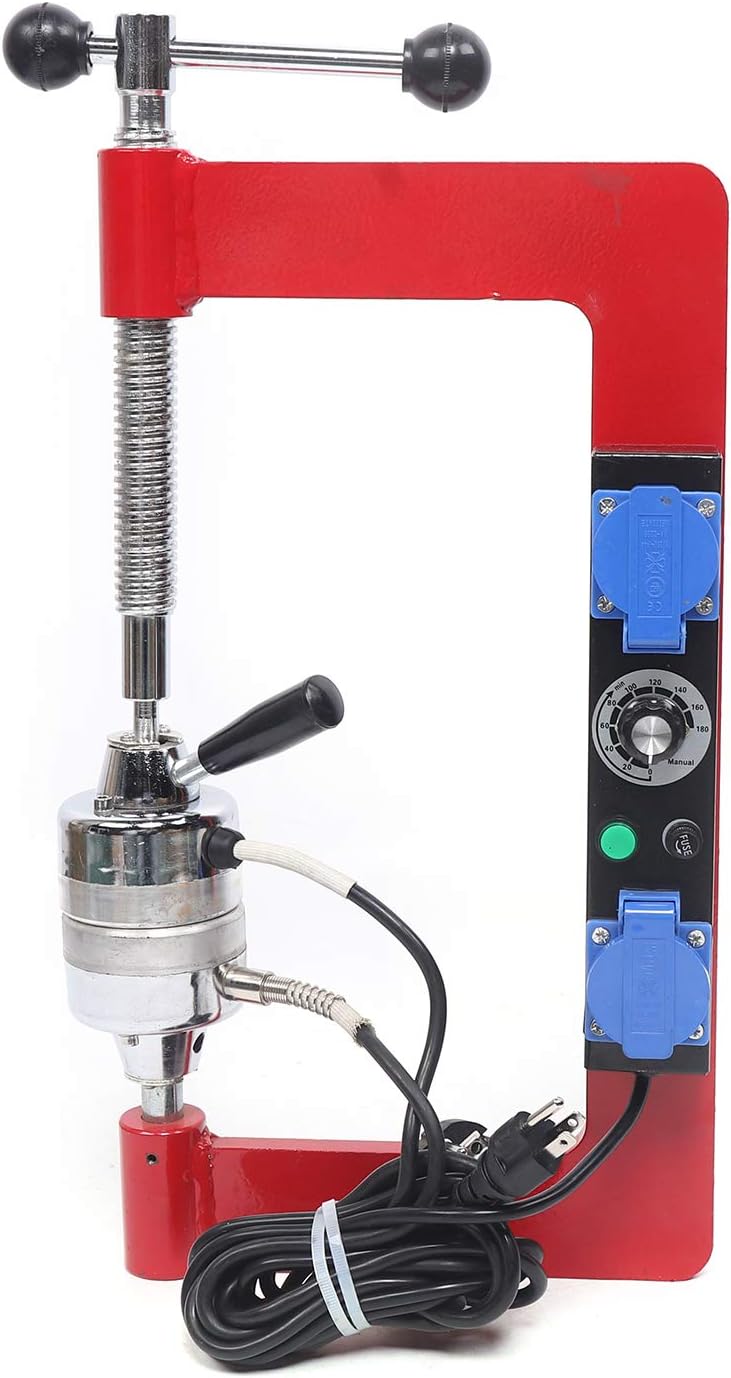 Tire Auto Repair Machine Kit 110V 60HZ Spot Tire Vulcanizing Machine with 6 Molds Vulcanizer Automatic Temperature 170-180℃ Spot Tire Vulcanizing Machine for Car Truck