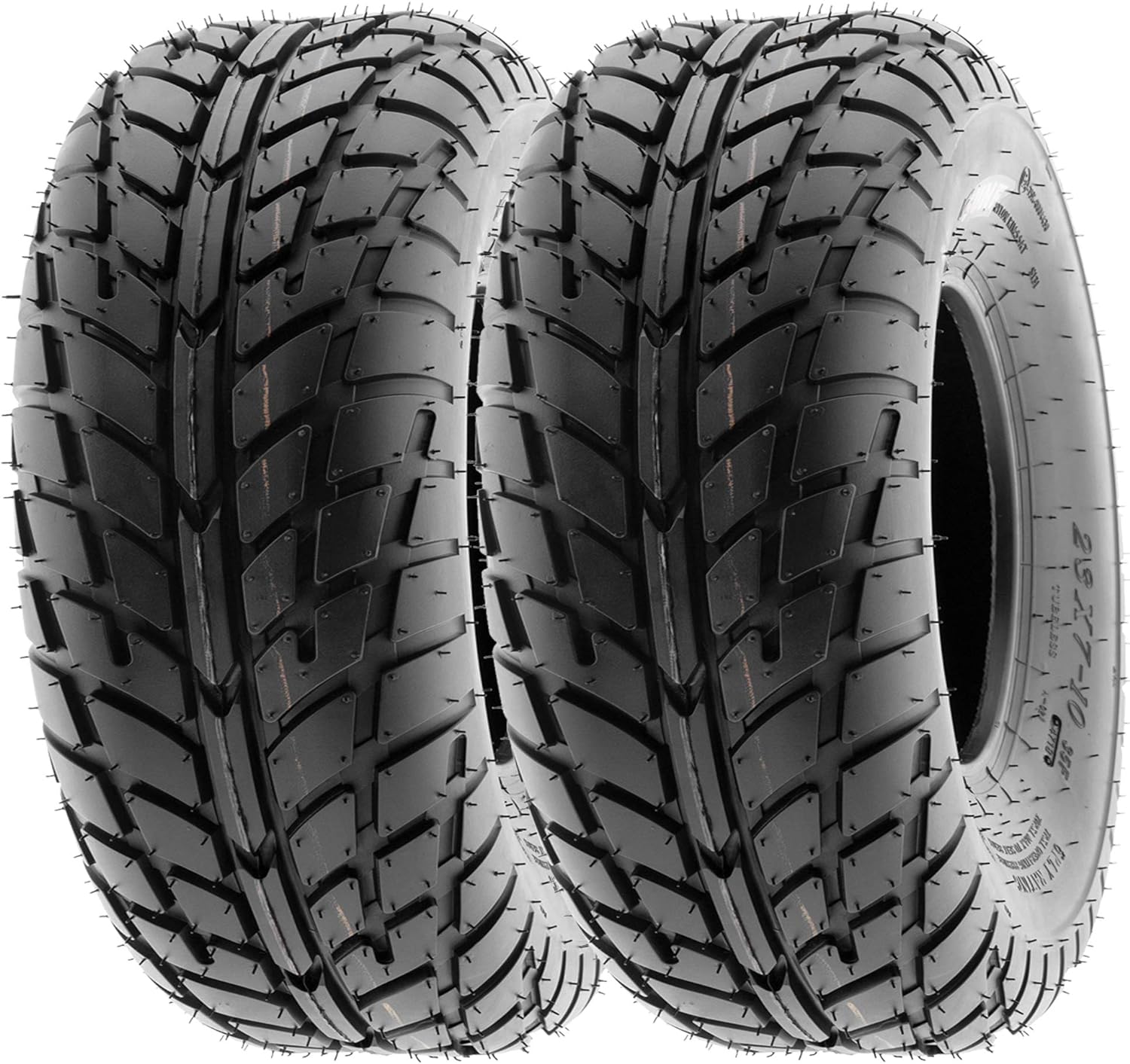 SunF 20x7-8 ATV UTV Quad Tire 20x7x8 Hardpack Race Sport 6 PR A021 - PAIR of 2