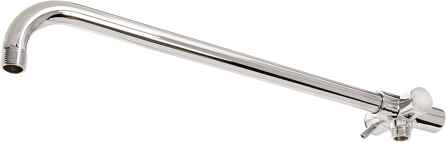 Kohler K-76333-CP Wall-Mount rainhead arm with 2-Way Diverter, Polished Chrome Finish